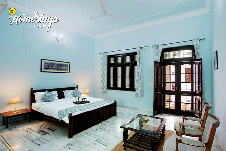Bedroom-1-Serene Green Homestay- Jaipur