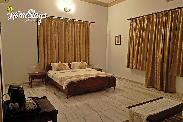 Bedroom-5.1-Serene Green Homestay- Jaipur