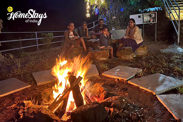 Bonfire-Streamedge Homestay, Mananthavady-Wayanad