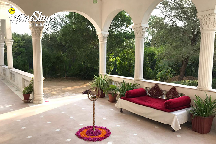 Entrance-Serene Green Homestay- Jaipur