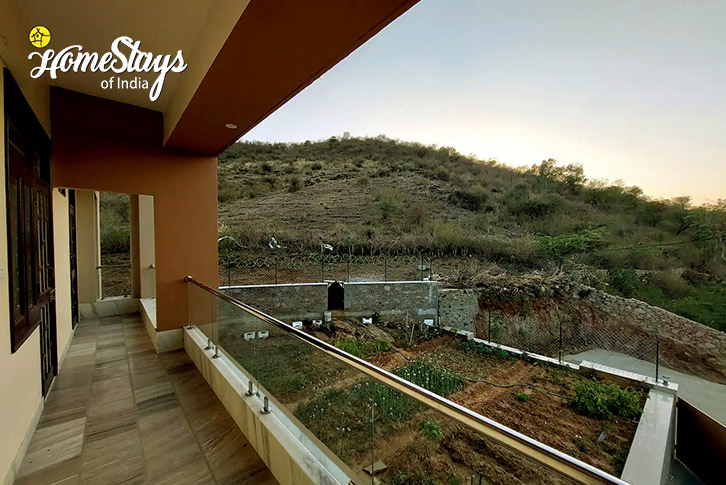 Balcony-Peaceful Oasis Homestay-Chikalwas, Udaipur