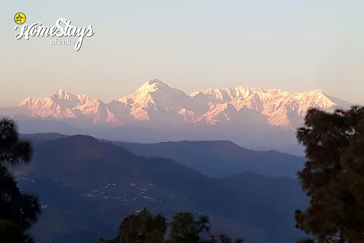 Himalaya-view-Divine Aura Homestay-Kasar Devi