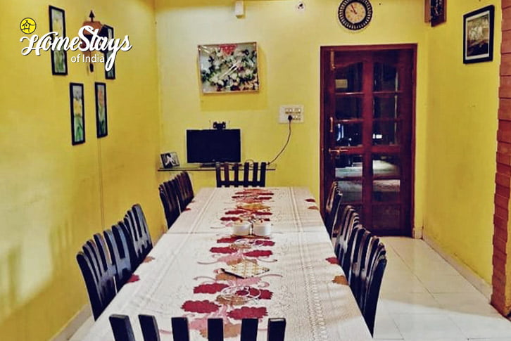 Dinning-Rustic Villa, Dodballapur-Bangalore