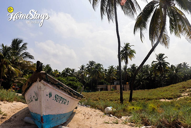 House View-Sea-Breeze-Homestay-Kadmat-Island,-Lakshadweep