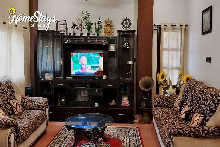 Living-room-Rustic Villa, Dodballapur-Bangalore