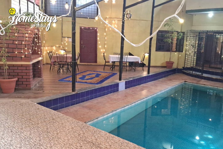 Pool-Side-Rustic Villa, Dodballapur-Bangalore