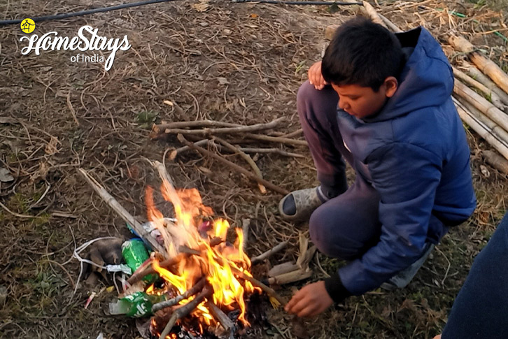 Bonfire-Pristine Paradise Homestay-Dawaipani