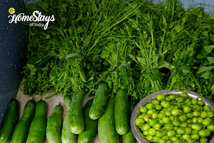 Fresh-Vegetable-Pristine Paradise Homestay-Dawaipani
