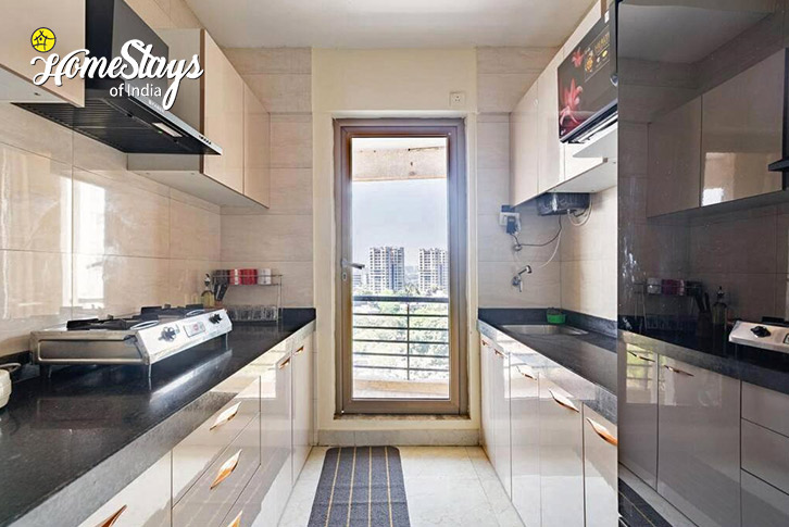Kitchen-1-City Scape Homestay, Chembur-Mumbai