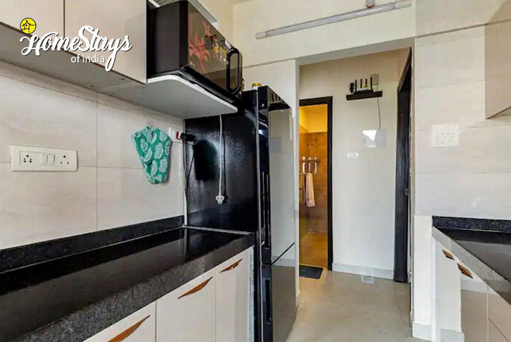 Kitchen-City Scape Homestay, Chembur-Mumbai