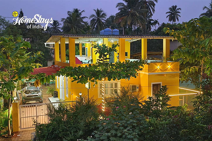 Aerial View-Chillax Homestay, Diveagar-Raigad