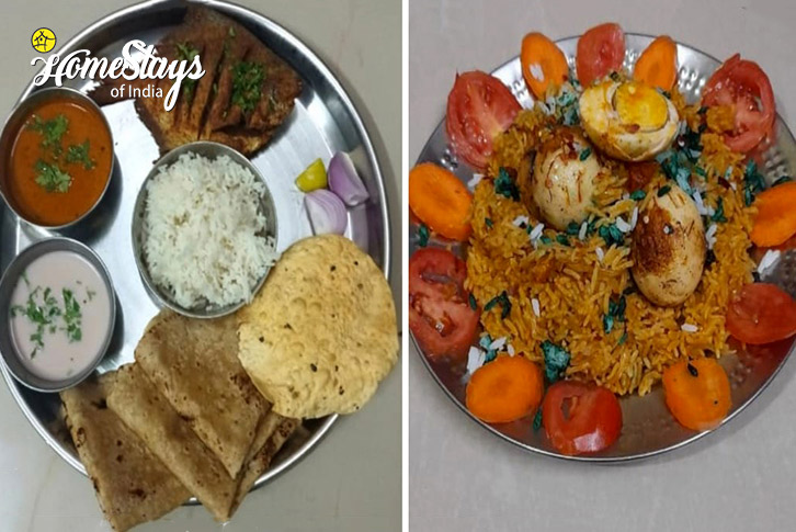 Food-1-Chillax Homestay, Diveagar-Raigad