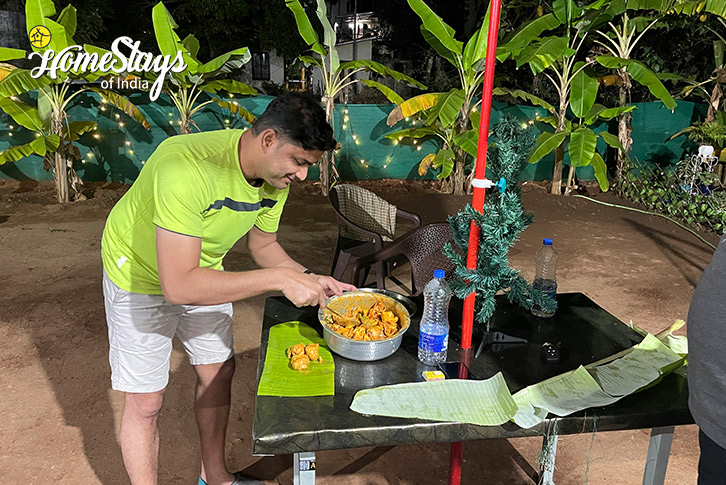 Food-Preparing-Chillax Homestay, Diveagar-Raigad