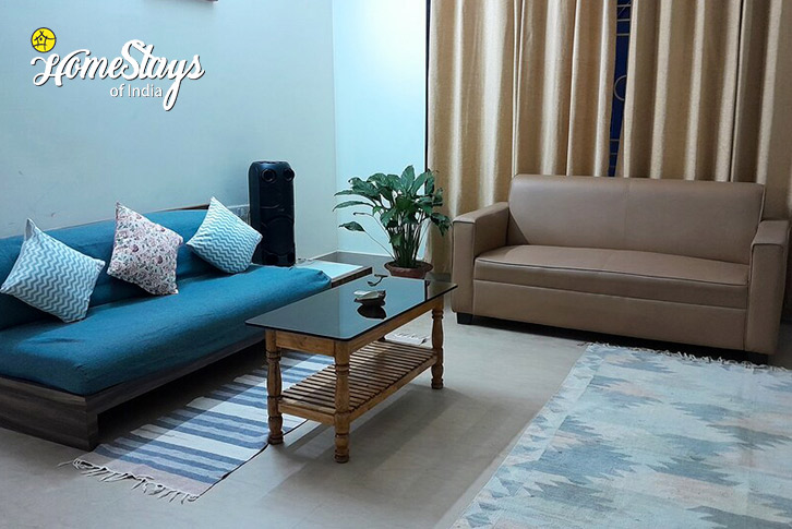 Lving-area-1-Urban Bliss Homestay-Bhubaneshwar