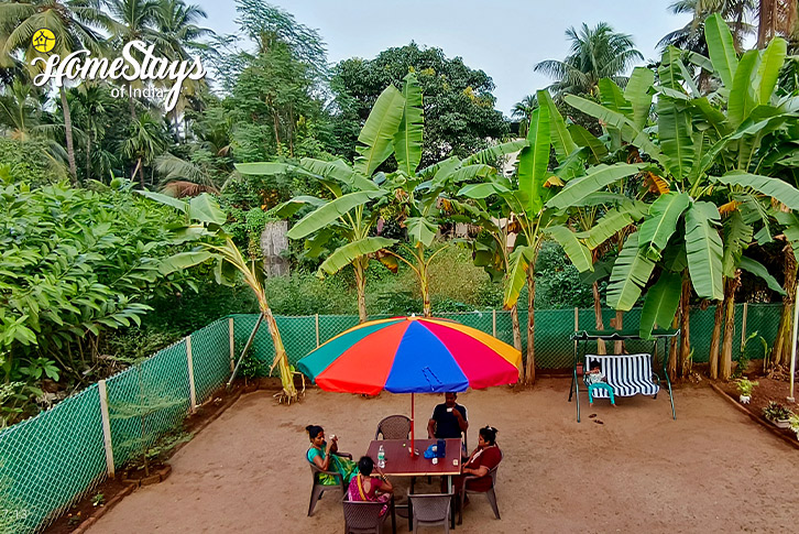 View-from-terrace-Chillax Homestay, Diveagar-Raigad