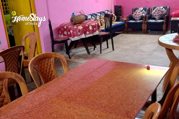 Dining-Area-Emerald Escape Homestay, Jaldhaka