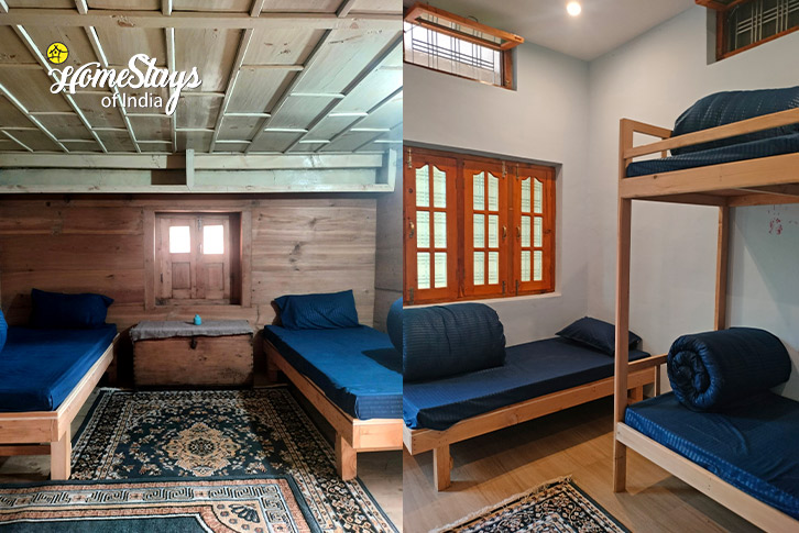 Dormitory-2&-3-Beded-Serene Wooden Homestay, Mori-Uttarkash
