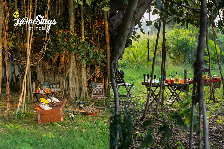 Eating-out-Wild Woods Homestay-Pench