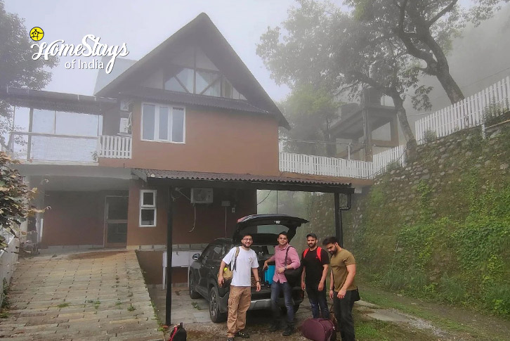 Exterior-PArking-Cozy Cove Homestay-Bhimtal