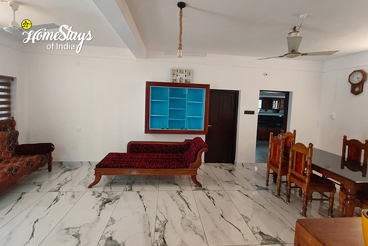 Living-Dining-Waves & Wonders Homestay-Varkala