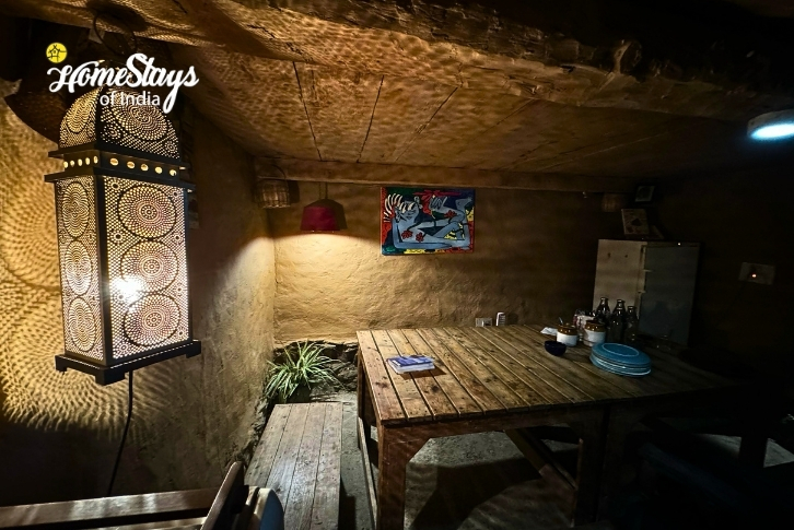 Dining Area, Saanjh by the River Homestay-Trithan Valley