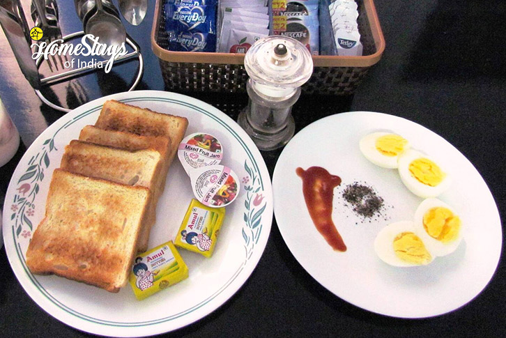 Breakfast-Willow Aura Homestay-Ajmer 