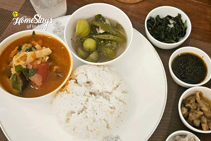 Food-Happy Hills Homestay-Mechuka
