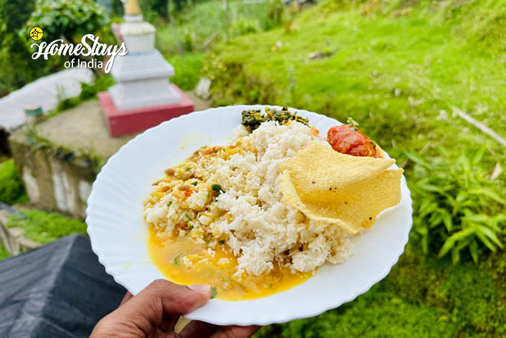 Food-The Quiet Perch Cottage, Rampuria - Darjeeling 