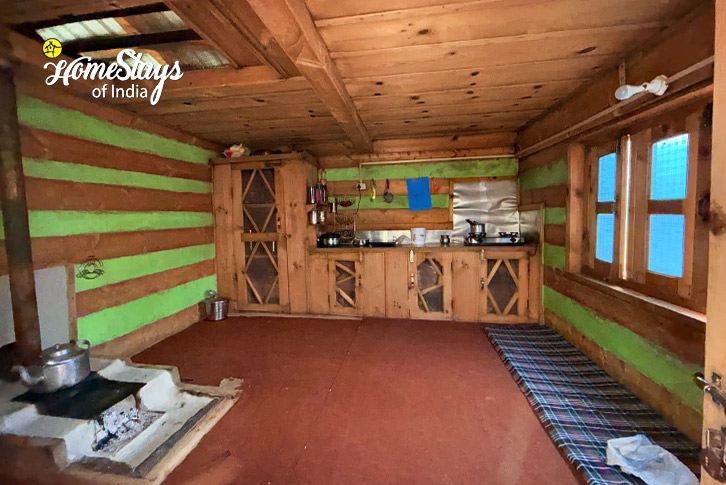 Kitchen-The Alpine Homestay, Jakhol
