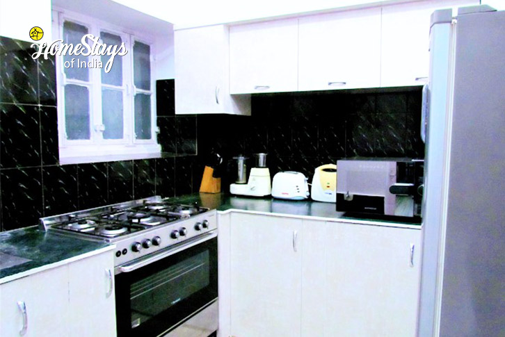 Kitchen-Willow Aura Homestay-Ajmer 