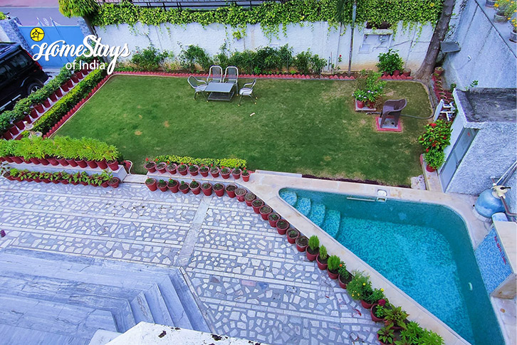 Swimming-Pool-Willow Aura Homestay-Ajmer 