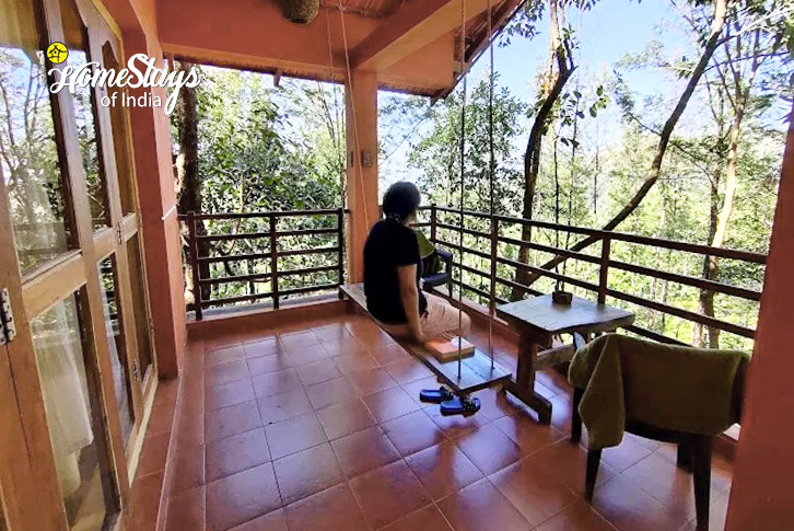 Balcony Sitting-Nurture Farmstay-Chikmagalur