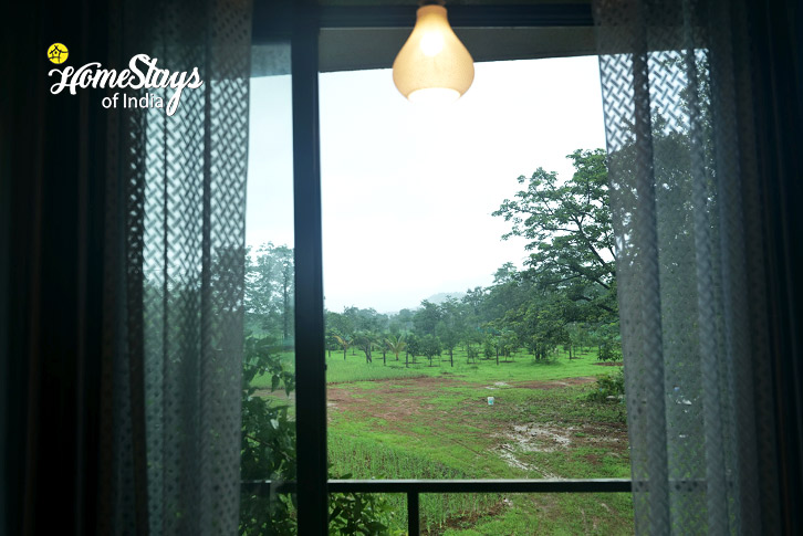 Window View 2-The Green Path Farmstay-Pali