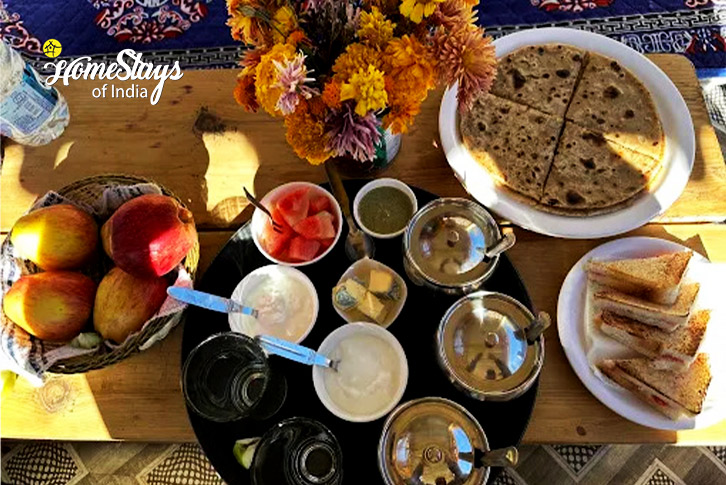 Food-Snow pine Cottage, Tosh - Parvati Valley 